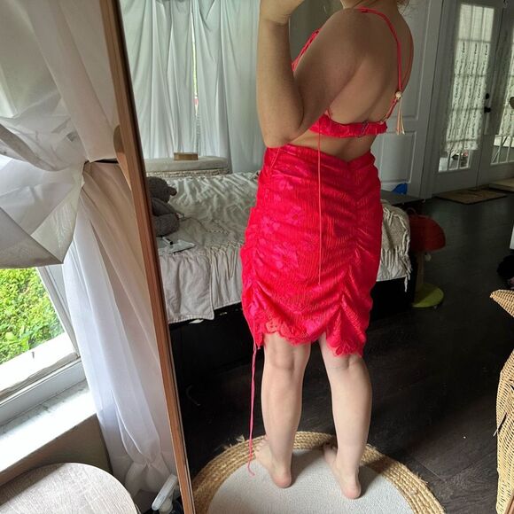 For Love and Lemons Women’s Medium Top Large Bottom Avalon Flemenco Set New NWT - Picture 3 of 10